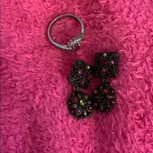 earring and ring combo